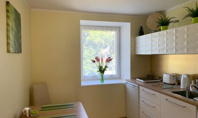 Imanta Apartment | Excelent apartment with garden and free parking