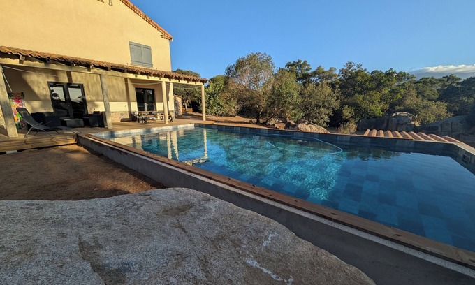 Pianotolli-Caldarello Villa | Exceptional villa in South Corsica: sea view, swimming pool & authentic charm