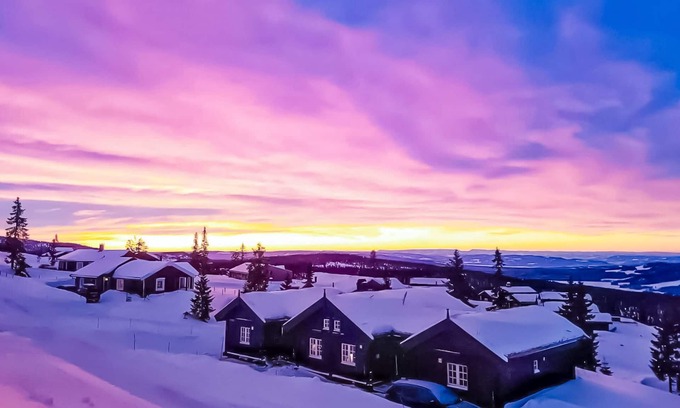 Sjusjoen House | Experience wonderful vacation relaxation in this vacation home with sauna and great view.