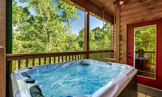 Sevierville Cabin | Fall Relaxation! Amazing Amenities Indoor Pool Sauna Jacuzzi