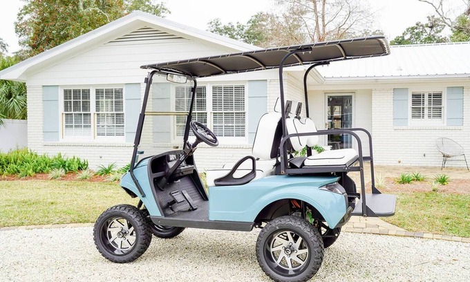 Saint Simons Heights House | Fall Special | Family cottage with golf cart!