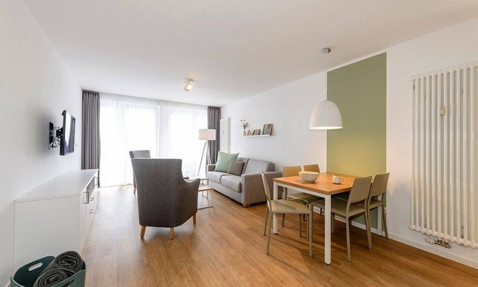 Bensersiel Apartment | Family apartment with balcony including free use of swimming pool and sauna
