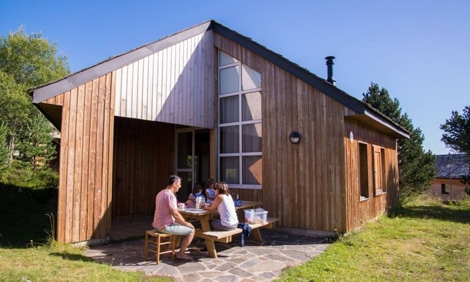 Saint-Denis-en-Margeride Ski Chalet | Family chalet for 6 people in a pine forest at Les Bouviers in Lozère.