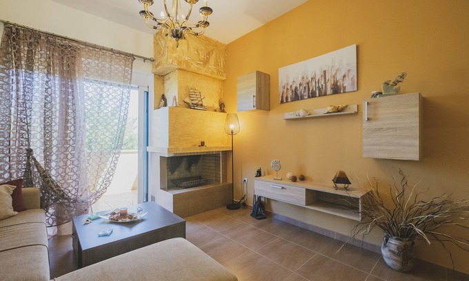 Galatas House | Family Summer 2-floor home with Outdoors near Sea