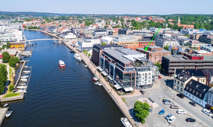 Fredrikstad Apartment | Fantastic 130m2 apartment on the river promenade