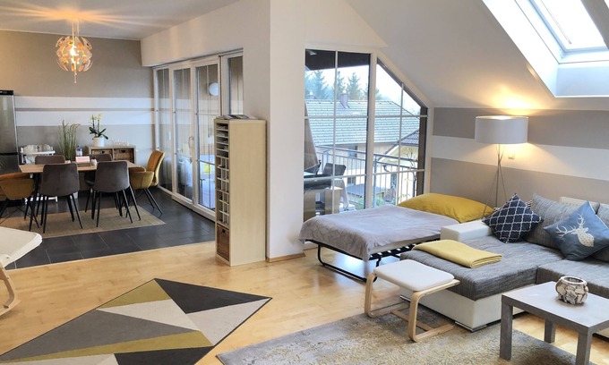Steinbach am Attersee Apartment | Fantastically beautiful apartment with lake and mountain views