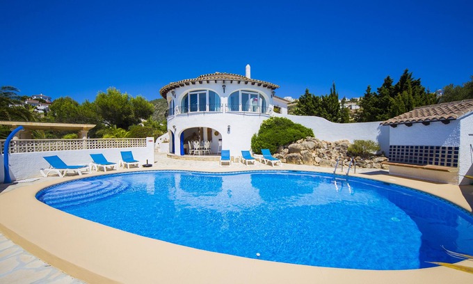 Benitachell Villa | Fantastic views from the villa and swimming pool terrace