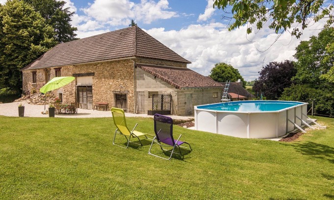 Saint-Priest-les-Fougeres Other | Farmhouse in Saint-Priest with Pool & Terrace
