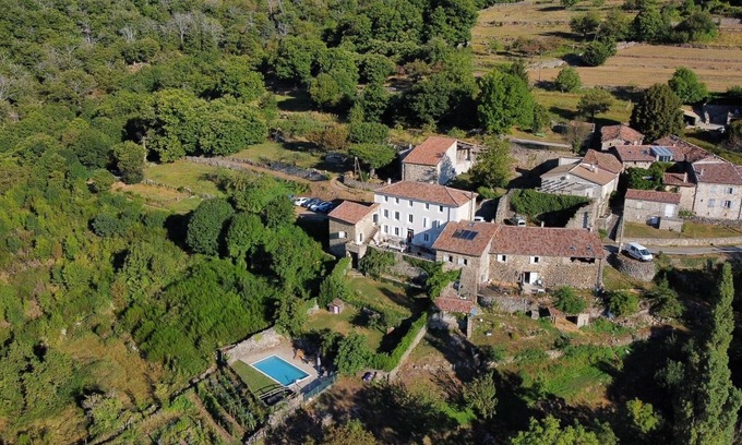 Valgorge Cottage | Farmhouse 'La Ferme De Chalas' with Mountain View, Private Pool and Wi-Fi