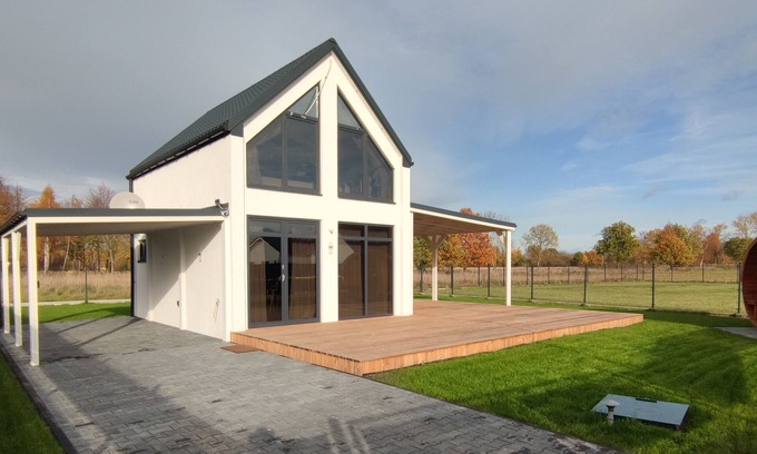 gmina Wolin House | Ferienhaus Laura 70qm bis 5 Gäste mit Sauna, Whirlpool in der Hauptsaison