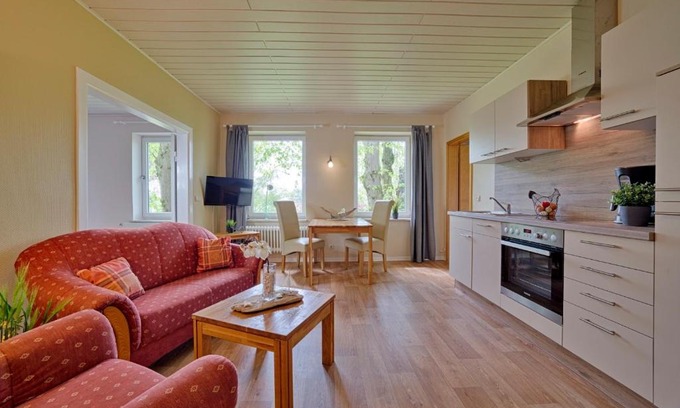Fehmarn Apartment | "Ferienhof Seelust" Ferienwohnung Rose
