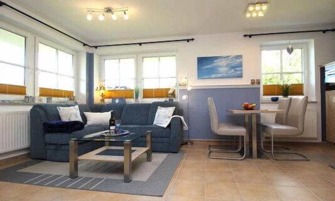 Ostseebad Wustrow Apartment | Ferienwohnung mit Westterrasse Direkt Hinter der Düne