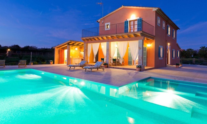 Manacor Cottage | Finca-Villa Son Drach, large private pool 12x4m, wifi, BBQ, 2 km beaches