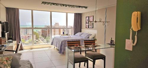 Ponta de Campina Apartment | Flat Hera 901 - Wi-fi, Vista mar a 300m da praia