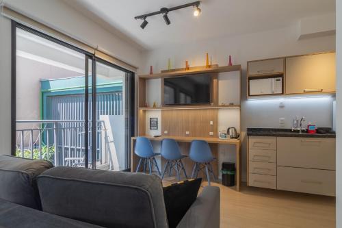 Sao Paulo Apartment | Flat novíssimo a 200m do Metrô Vila Madalena
