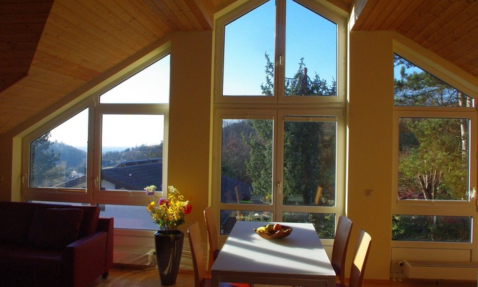 Laudenbach Condo | Flooded with light and a wide view of 100 m2