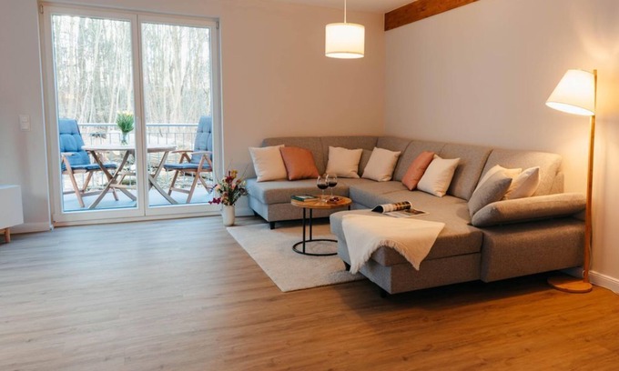 Ratzeburg Apartment | Frünn Stuuv,2 x Dusche, WC, 2 Schlafzimmer - Übermsee