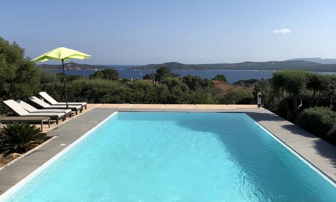 Pinarellu Villa | Pinarrellu, Porto-Vecchio,calarossa,Full sea view, 7mn walk to the beach, very quiet.