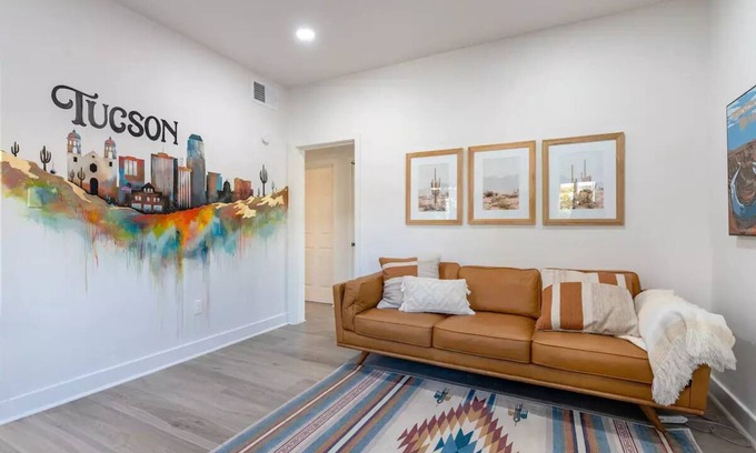 Rincon Heights House | Fresh bungalow just steps from University of Arizona! Sleeps six! Bring the fam!