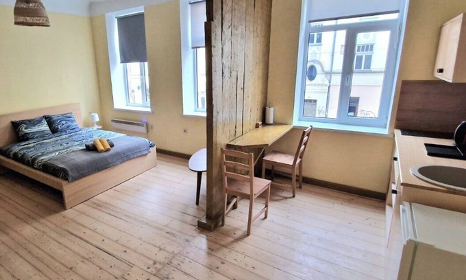 Grizinkalns Apartment | Freshly Renovated Studio in Historic Neighborhood w/Free Parking