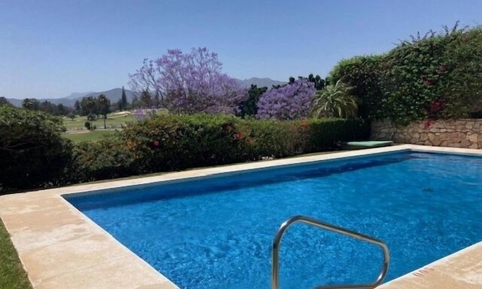 Mijas Villa | FRONT LINE at Mijas Golf, stylish modern fairway Villa with a large pool