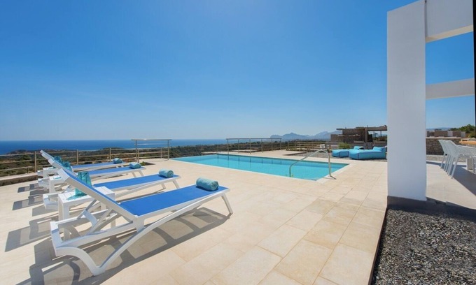Filerimos Villa | Full Sea View Luxury Villa Oly