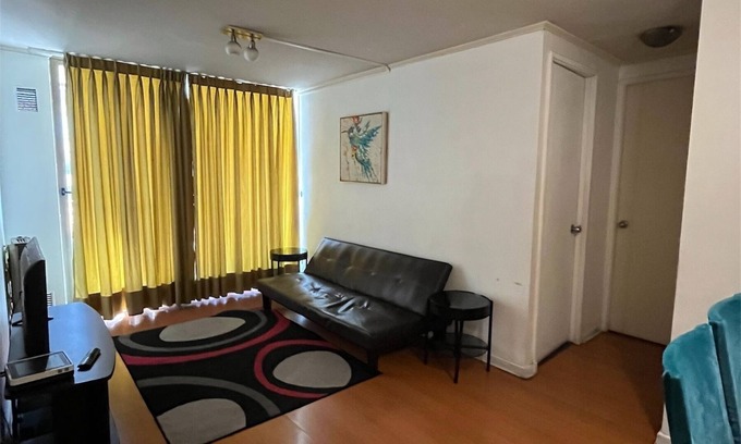 Downtown Santiago Apartment | Fully equipped furnished apartment steps from metro Line 1 Alameda downtown Stgo.