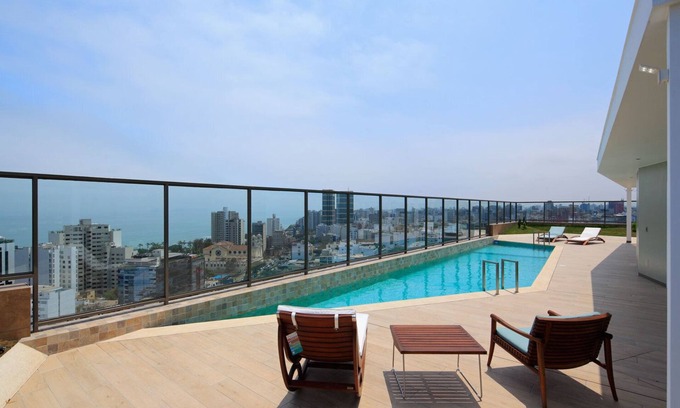 San Antonio Apartment | Fully Furnished Apartment in front of the Sea in Miraflores Lima Peru