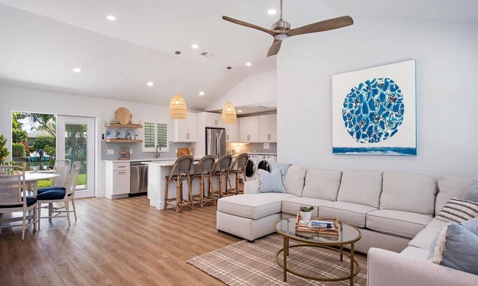 Isles of Capri House | Fully remodeled water front home with boat dock