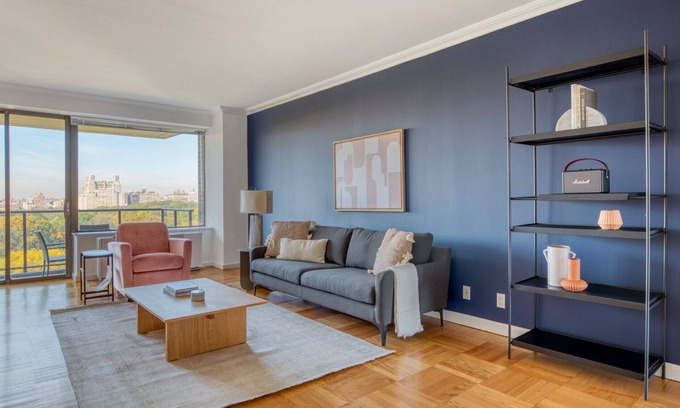 Uptown Apartment | Furnished West Village 1BR w/Gym & Private W/D, nr Park, by Blueground