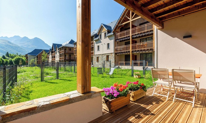 Peyragudes Apartment | Génos - Loudenvielle Apartment +Private garden 4/6pers 3 stars WIFI Parking