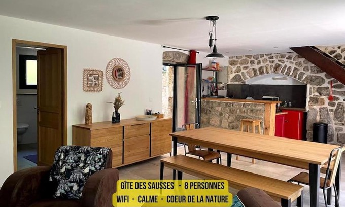 Burzet House | Gîte des Sausses dans une nature préservée Burzet