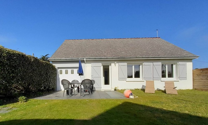 Barneville-Carteret House | Gîte Entre terre et mer Barneville 4 persons, land of 650 m², beach at 250m