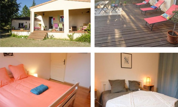 Aouste-sur-Sye House | Gîte l échappée bleue Dromoise - villa