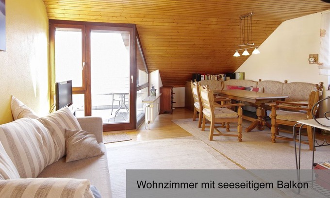 Bodman-Ludwigshafen Apartment | Galerie-Ferienwohnung 60qm, 2 Schlafzimmer, max. 5 Personen
