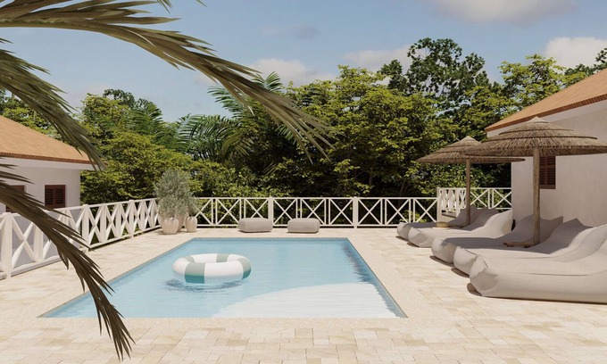 Sabana Westpunt House | Garden view Bungalow @ Botanique Dive resort