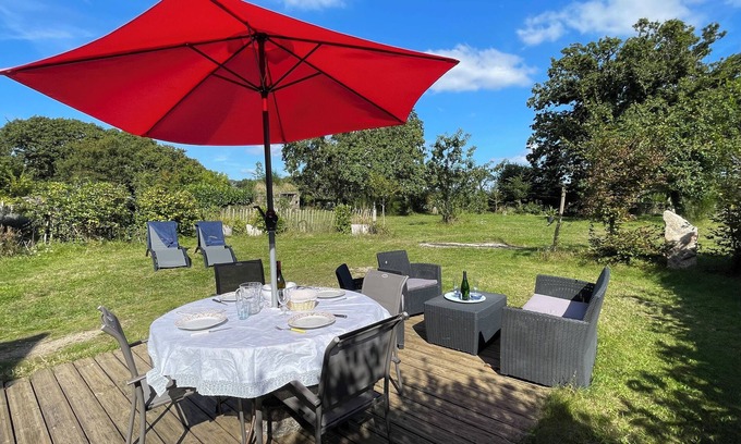 Tregunc Cottage | Gîte 4 people - 2 swimming pools (1 with telescopic dome) - The beach on foot