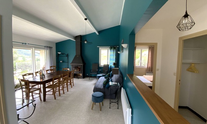 Bourdeaux House | Gîte Le Plan Lara, quiet 5-minute walk from the center of Bourdeaux