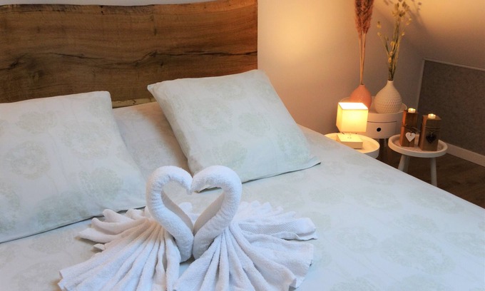 Unchair Apartment | Gîte "Le Sablon" - Charm of the old and indoor Jacuzzi