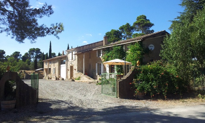 Laure-Minervois House | Gite near Carcassonne, Aude. Newly renovated gite in private domain. Beautiful, rural setting close to local amenities, pleasure lakes and beaches.