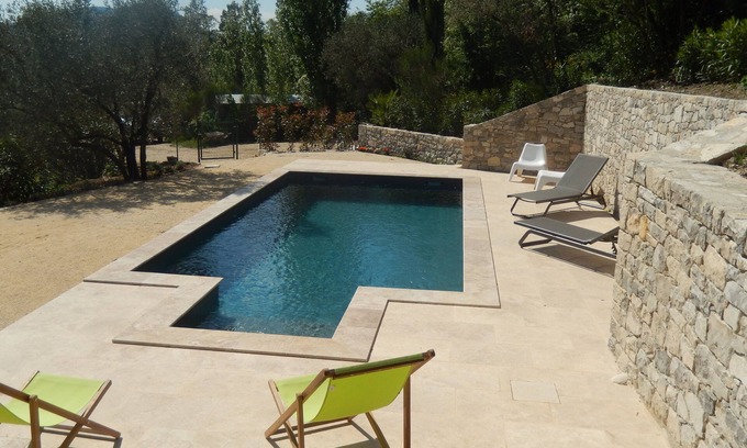 Buis-les-Baronnies House | Gite with pool and view of Rocher Saint Julien