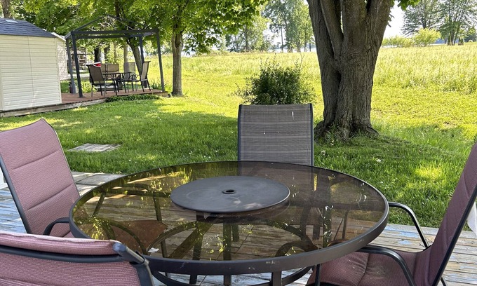 Alburg RV Rental | Glamp with us.Beautiful camp with sandy beaches and a pool in a quiet campground