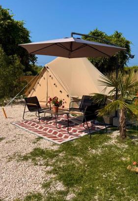 Torino di Sangro Other | Glamping La Yurta nel Verde luxe ingerichte 6persoons Belltent