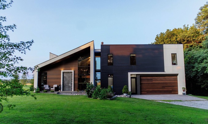 Hamilton Township House | GLAS HOUSE! Unique Scandinavian inspired modern home