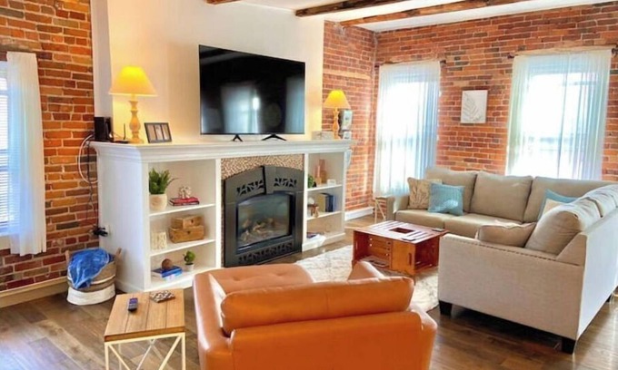 Glens Falls Apartment | Glens Falls City Loft - All NEW Inside!