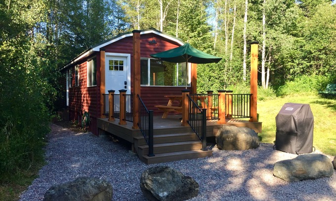 West Glacier Cabin | GNP Boundary Cabin -at the River