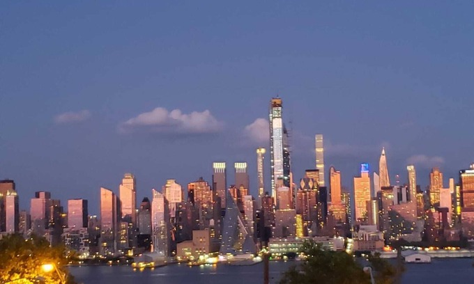 Weehawken Apartment | Gorgeous 2BR w/NYC Skyline Views, Huge Patio & Easy 10-Minute Commute!
