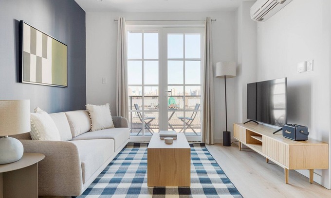 Vinegar Hill Apartment | Gorgeous Dumbo 1BR w/Gym & Roof, nr TimeOut Building, by Blueground