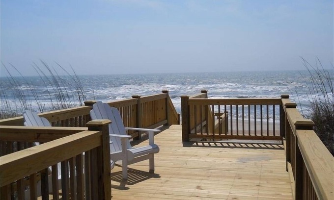 North Topsail Beach House | Gorgeous Private Oceanfront Home With Southern Charm!