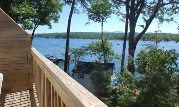 Winnisquam Condo | Gorgeous Waterfront Condo with Lake Access & Views